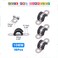 Glarks 16Pcs 10MM 2 Hole UTube Strap Clamp Set 304 Stainless Steel Rubber Cushion Rigid Pipe Strap U Bracket Tube Strap Assortment Kit For Pipe Tube Fixing 10mm