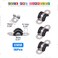 Glarks 16Pcs 8MM 2 Hole UTube Strap Clamp Set 304 Stainless Steel With Rubber Cushion Rigid Pipe U Bracket Assortment Kit for Fixing 8mm