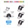 Glarks 16Pcs 8MM 2 Hole UTube Strap Clamp Set 304 Stainless Steel With Rubber Cushion Rigid Pipe U Bracket Assortment Kit for Fixing 8mm