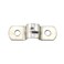 HAHIYO Hahiyo Two Holes Pipe Tube U Bracket Clamps 8MM Heavy Duty No Rust Shiny Strong Resist Wind No Sharp Rigid Strap Clip Conduit Ring 304 Stainless Steel for Fixing Supporting Decorating 10pcs
