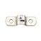 HAHIYO Hahiyo Two Holes Pipe Tube U Bracket Clamps 8MM Heavy Duty No Rust Shiny Strong Resist Wind No Sharp Rigid Strap Clip Conduit Ring 304 Stainless Steel for Fixing Supporting Decorating 10pcs