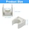 Hordion 100pcs UShaped PVC Water Pipe Clamps Clips Fit for 12 16mm Water Pipes TV Trays Tubing Hose Hanger Support Pex Tubing