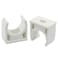 Hordion 100pcs UShaped PVC Water Pipe Clamps Clips Fit for 12 16mm Water Pipes TV Trays Tubing Hose Hanger Support Pex Tubing