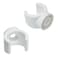 JJHXSM 50PCS PEX Pipe Clamps Pipe Hanger Clamps 12 inch PVC Water Pipe Bracket Plastic 16 mm For Residential Industrial Water Supply and Cable Wiring Piping Systems White