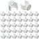 JJHXSM 50PCS PEX Pipe Clamps Pipe Hanger Clamps 12 inch PVC Water Pipe Bracket Plastic 16 mm For Residential Industrial Water Supply and Cable Wiring Piping Systems White
