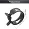 Juvielich 5Pcs 112 Hose Clamps Spring 32mm128 ID Constant Tension Band Spring Band Type Manganese Steel Clamp Clips for Fuel Line Silicone Hose Tube Black