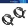 Juvielich 5Pcs 112 Hose Clamps Spring 32mm128 ID Constant Tension Band Spring Band Type Manganese Steel Clamp Clips for Fuel Line Silicone Hose Tube Black