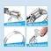 LonESA 10Pack 304 Stainless Steel Hose Clamps Adjustable Thumb Screw KeyType ClampsIdeal for Plumbing Automotive and Machinery Applications 612mm1412