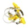 Maxmoral 5pcs 1317 Adjustable Butterfly Hose Clamp with Plastic HandlePipe Clips Hoop Fixed Tool