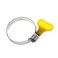 Maxmoral 5pcs 1317 Adjustable Butterfly Hose Clamp with Plastic HandlePipe Clips Hoop Fixed Tool