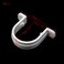 Mewutal 10PCS U Shape Tube Strap Clamp 2 Holes Conduit Straps PVC Pipe Straps for Pipe Cables Tube ID 30mm 1316 Inch