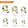 MuHize 72Pcs Spring Hose Clamp Assortment Kit 6 Sizes 717mm for Fuel Air Water Coolant Lines Low Pressure Hose Clamps for Automotive Marine RV