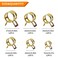 MuHize 72Pcs Spring Hose Clamp Assortment Kit 6 Sizes 717mm for Fuel Air Water Coolant Lines Low Pressure Hose Clamps for Automotive Marine RV
