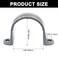 Murtenze 112 Inch PVC Pipe Straps 2 Holes Plastic Conduit Pipe Clamps Pipe Supports for PVC Pipes Conduit and Cables 12 Pack