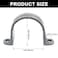 Murtenze 112 Inch PVC Pipe Straps 2 Holes Plastic Conduit Pipe Clamps Pipe Supports for PVC Pipes Conduit and Cables 12 Pack