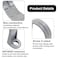Murtenze 112 Inch PVC Pipe Straps 2 Holes Plastic Conduit Pipe Clamps Pipe Supports for PVC Pipes Conduit and Cables 12 Pack