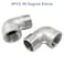 Murtenze 2Pcs 304 Stainless Steel 90 Degree Elbow with 2 Tape 34inch NPT Threaded Pipe Fitting Female x Male Cast Pipe Fittings