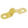 NGeGe 70pcs Brass Refrigerator Evaporator Coils Pipe Strap Clamp Yellow 137x04x02 LxWxH Pipe Clamp