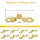 NGeGe 70pcs Brass Refrigerator Evaporator Coils Pipe Strap Clamp Yellow 137x04x02 LxWxH Pipe Clamp