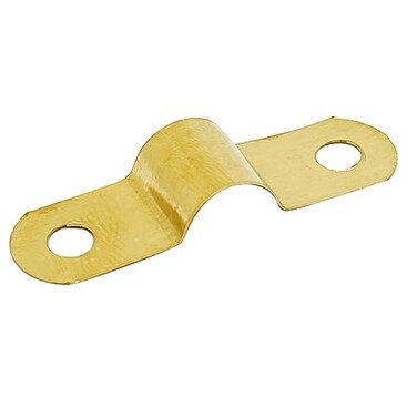 NGeGe 70pcs Brass Refrigerator Evaporator Coils Pipe Strap Clamp Yellow 137x04x02 LxWxH Pipe Clamp