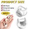 OWMOSYX 50 Pack 34 Inch PEX Clips 20mm Pipe Hangers Pipe Holder PEX Tubing Clamps PVC Water Pipe Support Pipe Clamp Tools White Plastic U Pipe Clamp Tools 34 Inch