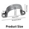 PDETVEO 15PCS 1 12 Inch PVC Pipe Straps Plastic Pipe Clamps 2 Holes Pipe Support Brackets for Water Electrical Conduit Cable Hose