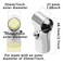 PDETVEO 4 Pack 1 Inch End Rail T Clamp Stainless Steel Chain Link Fence Parts End Rail Connector T Pipe Clamp with Bolt and Nut for 1 OD PipeFence Installers