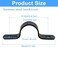 PHITUODA 12Pcs Two Holes Pipe Strap 1 U Bracket Clamps Heavy Duty Pipe Strap Clamp Rigid Strap Clip for Pipe Fixing Supporting Decorating