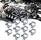 QINALO 10Pack 2628mm Mini Hose Clamps Galvanized Hose Clamps Pipe Clamp Diameter 1 132 1 332 Suitable for Fuel Injection Systems Hydraulic Lines Cars Radiators Gardens etc