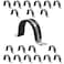 Rierdge 20 Pcs 178 Inch 304 stainless steel Rubber Cushioned Cable Clamp 48mm UTube Strap Clamp Pipe Strap for Tube Pipe or Wire Cord Installation
