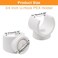 S SYDIEN 34 Inch PEX Clips Pipe Clamp 20 mm Pipe Hangers Pipe Holder PEX Tubing Clamps PVC Water Pipe Support Plastic UShaped PVC Pipe Clamps Tools 50 Pack