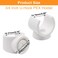 S SYDIEN 34 Inch PEX Clips Pipe Clamp 20 mm Pipe Hangers Pipe Holder PEX Tubing Clamps PVC Water Pipe Support Plastic UShaped PVC Pipe Clamps Tools 50 Pack