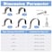 soimuk Soimuk Pipe Clamps304 Stainless Rubber Cushioned Heavy Duty Conduit clips SCH 2 in 60 MM 12 Pack