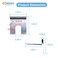 GZKEFEIS Stainless Steel Float Sensor Switch Mounting Bracket Compatible with Water Level Float Sensors Sized for M10 Screws Pipe Float Ball Valve Clamp Holder 3Pack
