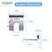 GZKEFEIS Stainless Steel Float Sensor Switch Mounting Bracket Compatible with Water Level Float Sensors Sized for M10 Screws Pipe Float Ball Valve Clamp Holder 3Pack
