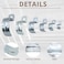 TOMSHIELE 112 Inch 20PCS Zinc Plated Steel Pipe Clamp One Hole Steel Rigid Pipe Holes Cable U Bracket Pipe Clamp Electrical Conduit Straps