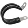 TOMSHIELE 6 PCS 134 Inch Cable Clamps Rubber Clamps Rubber Line Clamp Stainless Steel Cable Clamp for Industrial 45mm