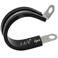 TOMSHIELE 6 PCS 134 Inch Cable Clamps Rubber Clamps Rubber Line Clamp Stainless Steel Cable Clamp for Industrial 45mm