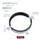 uxcell 4 Pcs Adjustable Pipe Bracket Clamp 412114mm Wall Ceiling Mount Split Ring Pipe Hanger Galvanized Iron Pipe Strap Support with Screw Expansion Tube for Pipe Tube