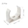 uxcell PVC Water Pipe 32mm Clamps Clips Fit for 32mm126 Inch OD TV Trays Tubing Hose Hanger Support Pex Tubing 20Pcs