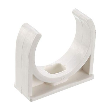 uxcell PVC Water Pipe 32mm Clamps Clips Fit for 32mm126 Inch OD TV Trays Tubing Hose Hanger Support Pex Tubing 20Pcs
