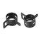 uxcell Steel Band Clamp 15mm Inner Dia Fit 155162mm OD Hose Spring Band Type Action Fuel Line Silicone Tube Clip Clamp Black 10Pcs