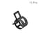 uxcell Steel Band Clamp 15mm Inner Dia Fit 155162mm OD Hose Spring Band Type Action Fuel Line Silicone Tube Clip Clamp Black 10Pcs