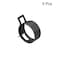 uxcell Steel Band Clamp 25mm Inner Dia Fit 26529mm OD Hose Spring Band Type Action Fuel Line Silicone Tube Clip Clamp Black 5Pcs