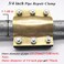 GYYGRY Water Pipe Repair ClampOuter Diameter of Applicable Pipe is About 106 inchLeak Sealer for Pipes and PlumbingLength About 4 inchSuitable for PEPPR PipeSteelIron Pipe