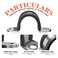 WYSIWYKA 10pcs 1916 Inch 2 Hole UTube Strap Clamp 304 Stainless Steel U Bracket with EPDM Rubber DoubleLayer Gaskets Conduits Strap Clamps for Tube Pipe or Wire Cord Installation40mm