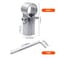 ZHSLDQ 6 Sets of T Clamps Stainless Steel Silver Pipe Clamps114 OD 32MM