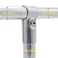 ZHSLDQ 6 Sets of T Clamps Stainless Steel Silver Pipe Clamps114 OD 32MM
