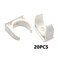 Zorveiio 1 Inch PVC Water Pipe Clamps Clips UShaped Buckles PEX Clips Pipe Hangers Clamps PEX Holder Pipe Support for Water Pipes Tubing Hoses20 Pack