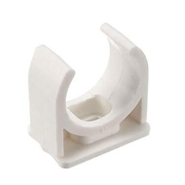 uxcell PVC Water Pipe 20mm Clamps Clips Fit for 20mm079 Inch OD TV Trays Tubing Hose Hanger Support Pex Tubing 20Pcs